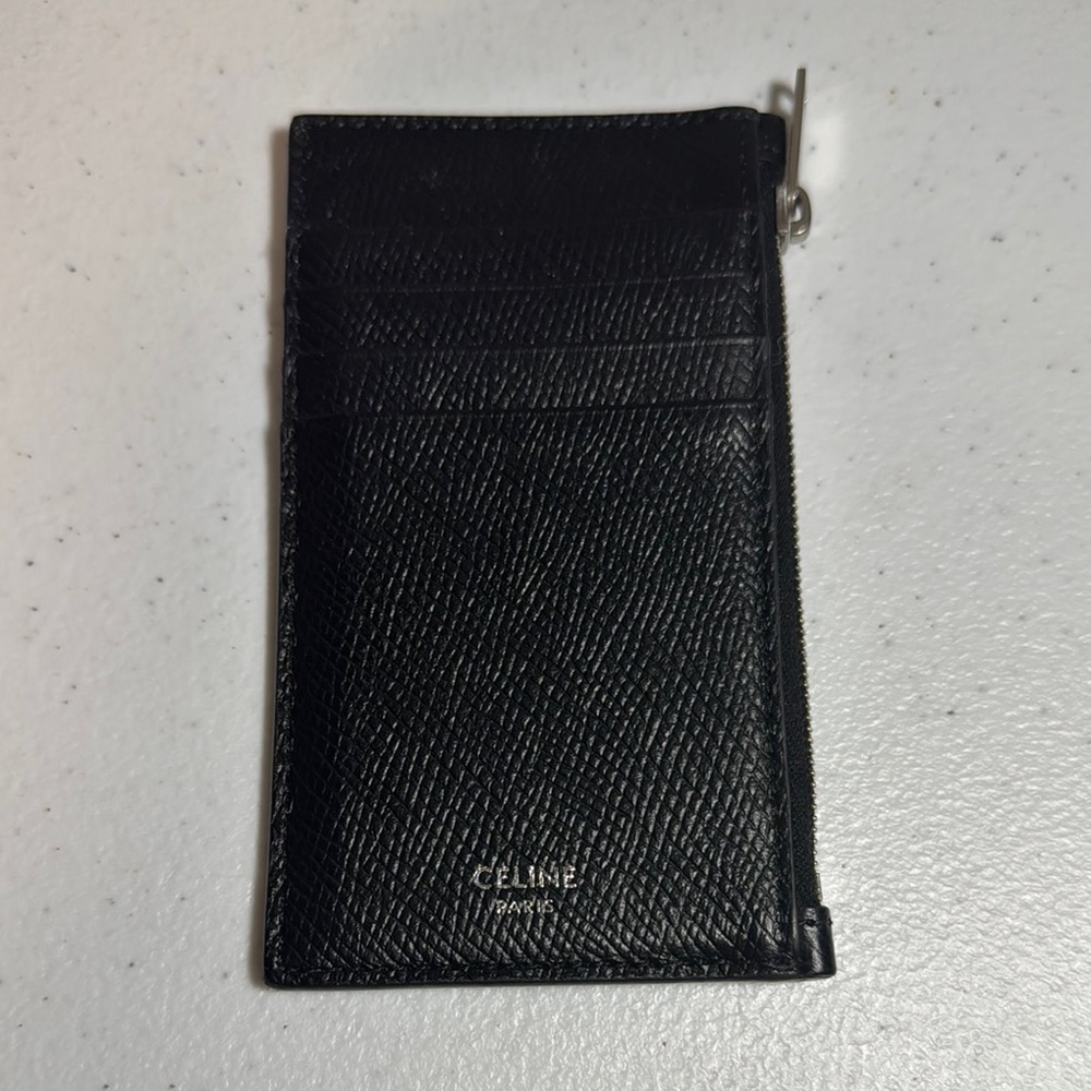 Celine Zipped Compact Card Case